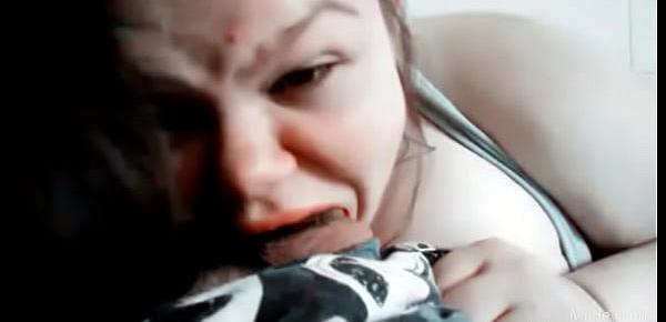  Pretty Face Gives A Messy Blowjob